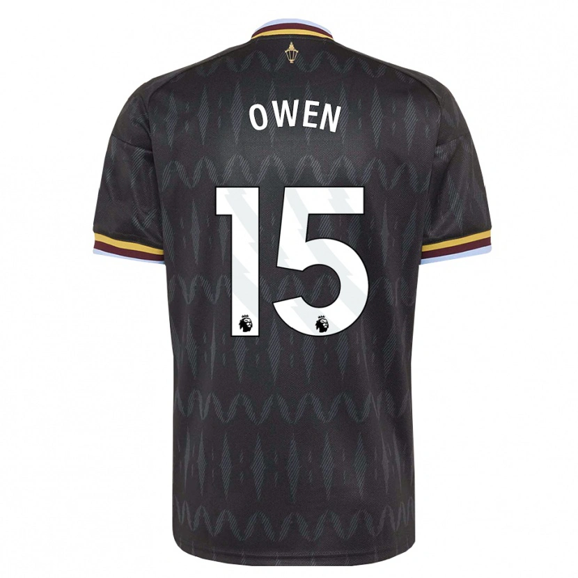 Danxen Heren Curtis Owen #15 Korenbloemblauw Zwart Geel Uitshirt Uittenue 2026/27 T-Shirt