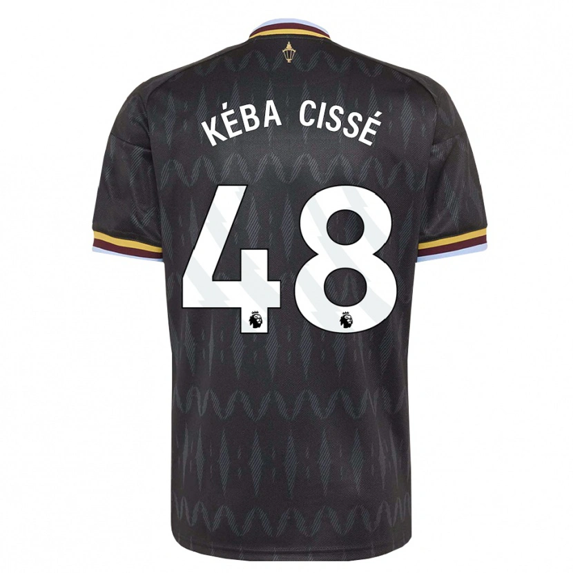 Danxen Heren Modou Kéba Cissé #48 Korenbloemblauw Zwart Geel Uitshirt Uittenue 2026/27 T-Shirt