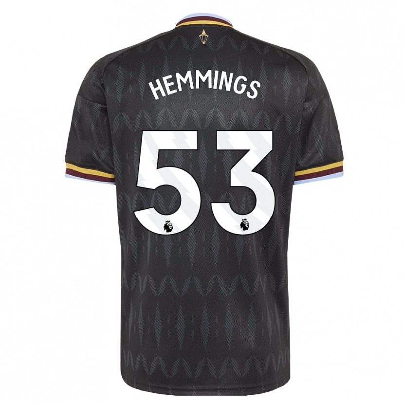 Danxen Heren George Hemmings #53 Korenbloemblauw Zwart Geel Uitshirt Uittenue 2026/27 T-Shirt