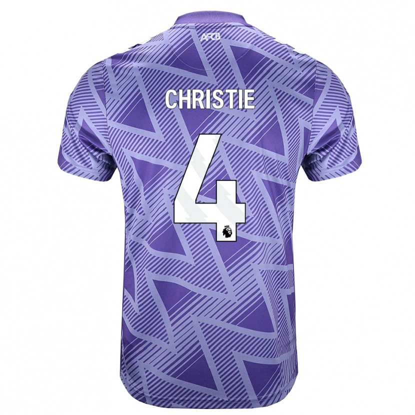 Danxen Heren Zac Christie #4 Licht Violet Rood Wit Uitshirt Uittenue 2026/27 T-Shirt