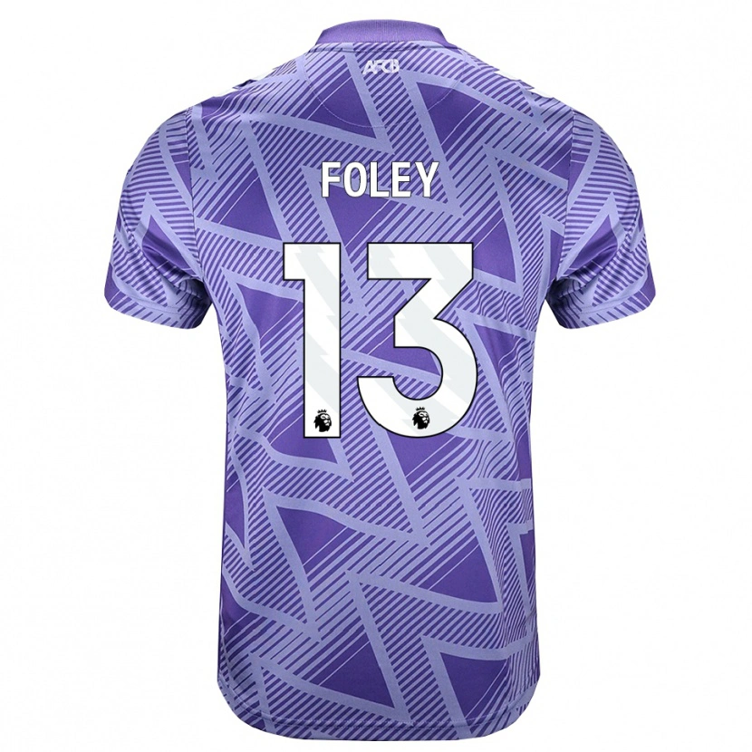 Danxen Heren Erin Foley #13 Licht Violet Rood Wit Uitshirt Uittenue 2026/27 T-Shirt
