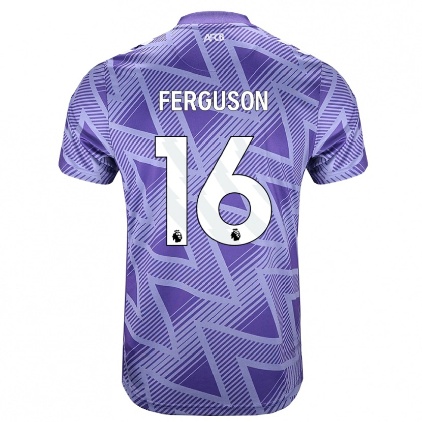 Danxen Heren Josh Ferguson #16 Licht Violet Rood Wit Uitshirt Uittenue 2026/27 T-Shirt