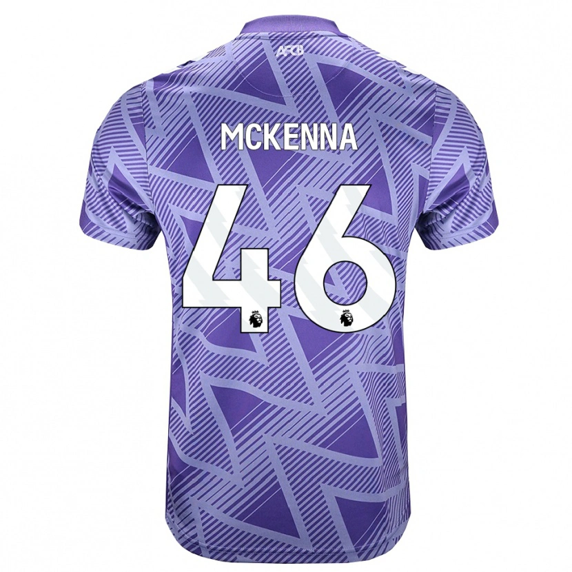 Danxen Heren Callan Mckenna #46 Licht Violet Rood Wit Uitshirt Uittenue 2026/27 T-Shirt
