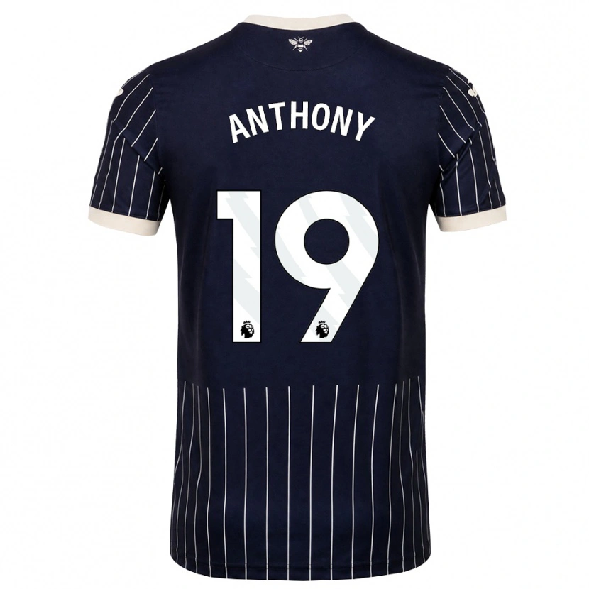 Danxen Heren Jaidon Anthony #19 Zwart Wit Uitshirt Uittenue 2026/27 T-Shirt