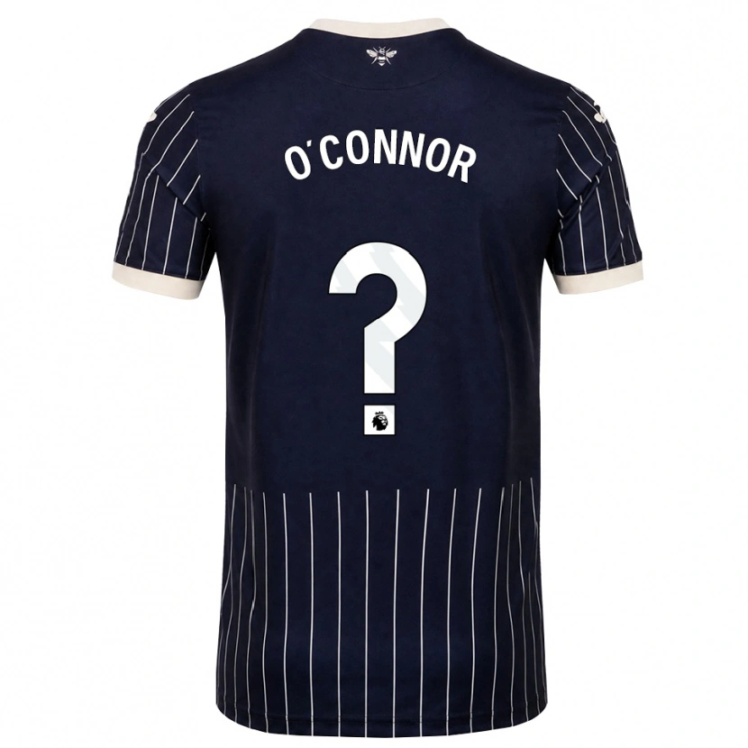 Danxen Heren Donal O'connor #0 Zwart Wit Uitshirt Uittenue 2026/27 T-Shirt