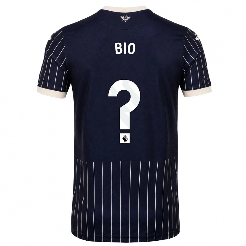 Danxen Heren Samuel Bio #0 Zwart Wit Uitshirt Uittenue 2026/27 T-Shirt