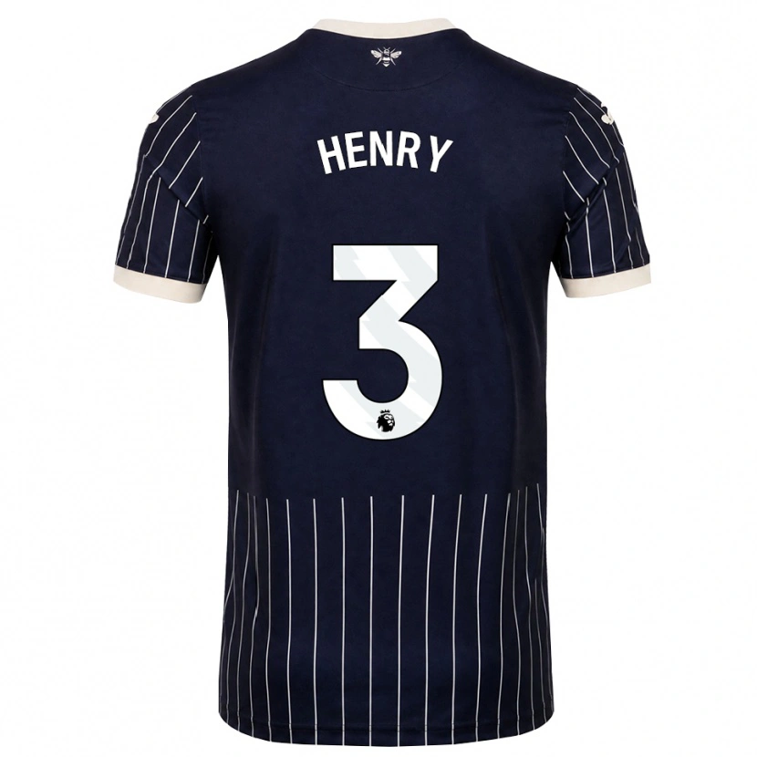 Danxen Heren Rico Henry #3 Zwart Wit Uitshirt Uittenue 2026/27 T-Shirt