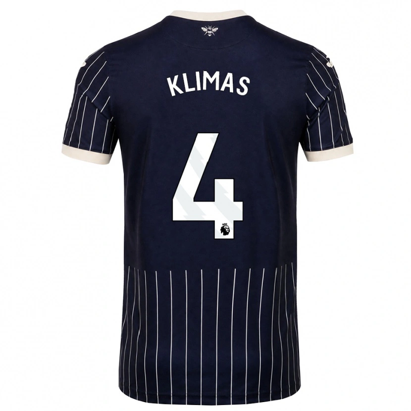 Danxen Heren Matas Klimas #4 Zwart Wit Uitshirt Uittenue 2026/27 T-Shirt
