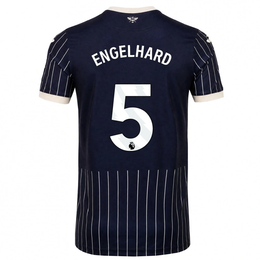 Danxen Heren Carolin Engelhard #5 Zwart Wit Uitshirt Uittenue 2026/27 T-Shirt