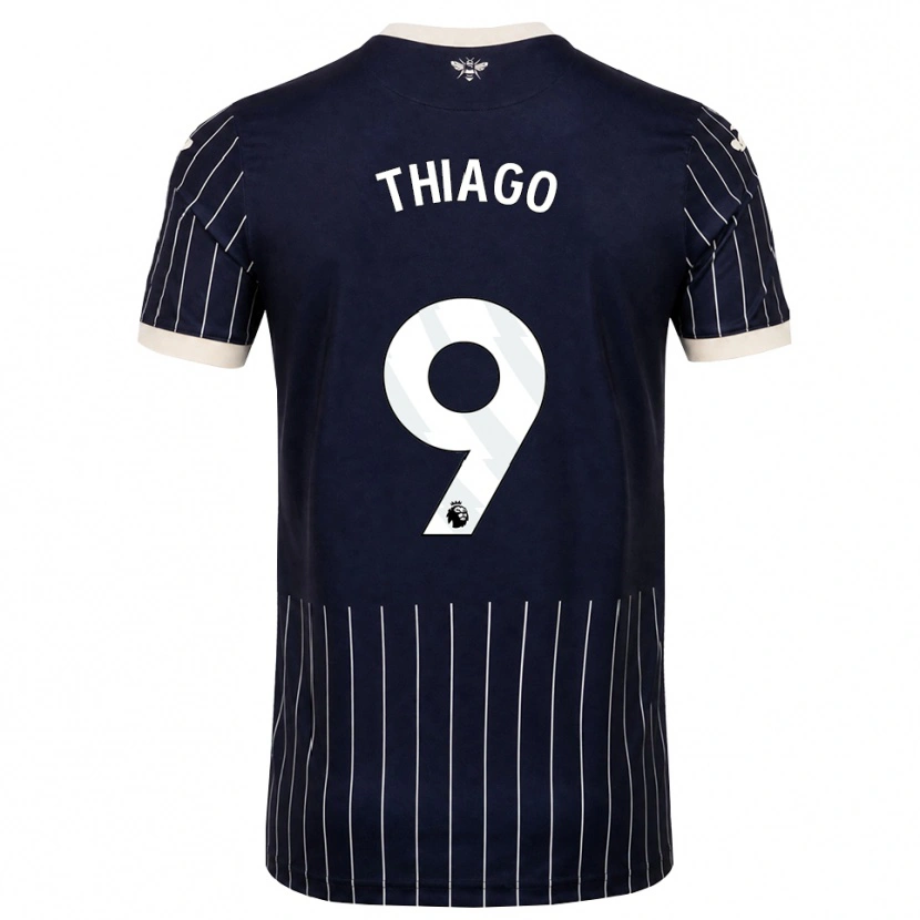 Danxen Heren Igor Thiago #9 Zwart Wit Uitshirt Uittenue 2026/27 T-Shirt