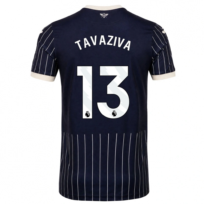 Danxen Heren Marley Tavaziva #13 Zwart Wit Uitshirt Uittenue 2026/27 T-Shirt