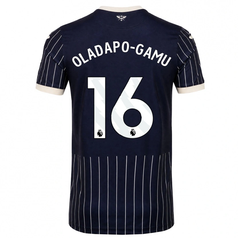 Danxen Heren Josh Oladapo-Gamu #16 Zwart Wit Uitshirt Uittenue 2026/27 T-Shirt
