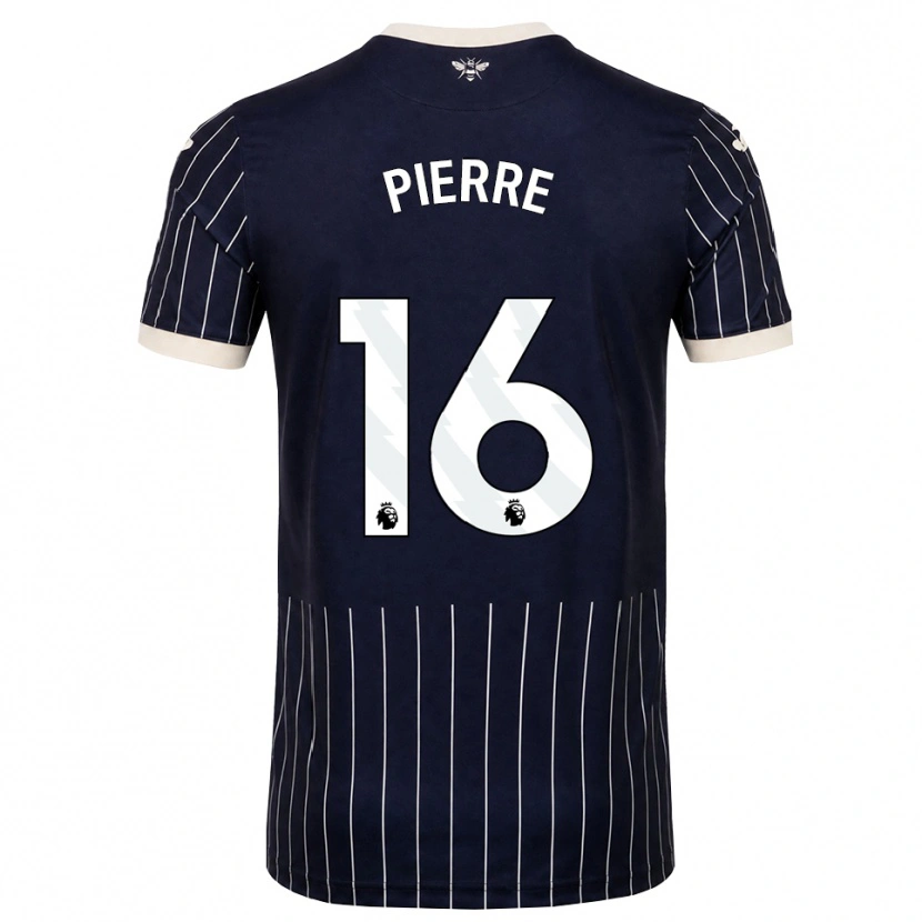 Danxen Heren Kyrie Pierre #16 Zwart Wit Uitshirt Uittenue 2026/27 T-Shirt