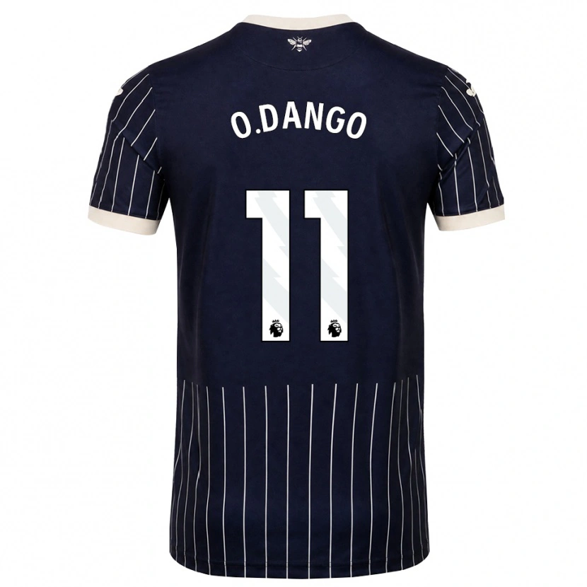 Danxen Heren Dango Ouattara #11 Zwart Wit Uitshirt Uittenue 2026/27 T-Shirt