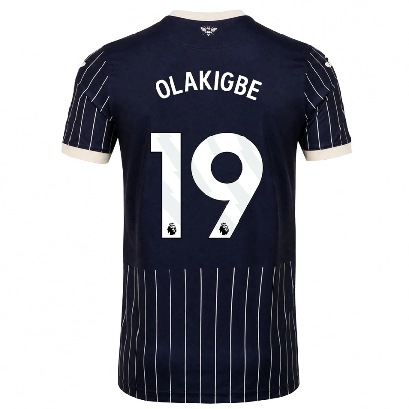 Danxen Heren Michael Olakigbe #19 Zwart Wit Uitshirt Uittenue 2026/27 T-Shirt