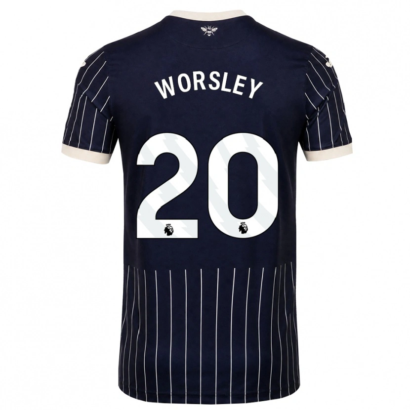 Danxen Heren Freya Worsley #20 Zwart Wit Uitshirt Uittenue 2026/27 T-Shirt
