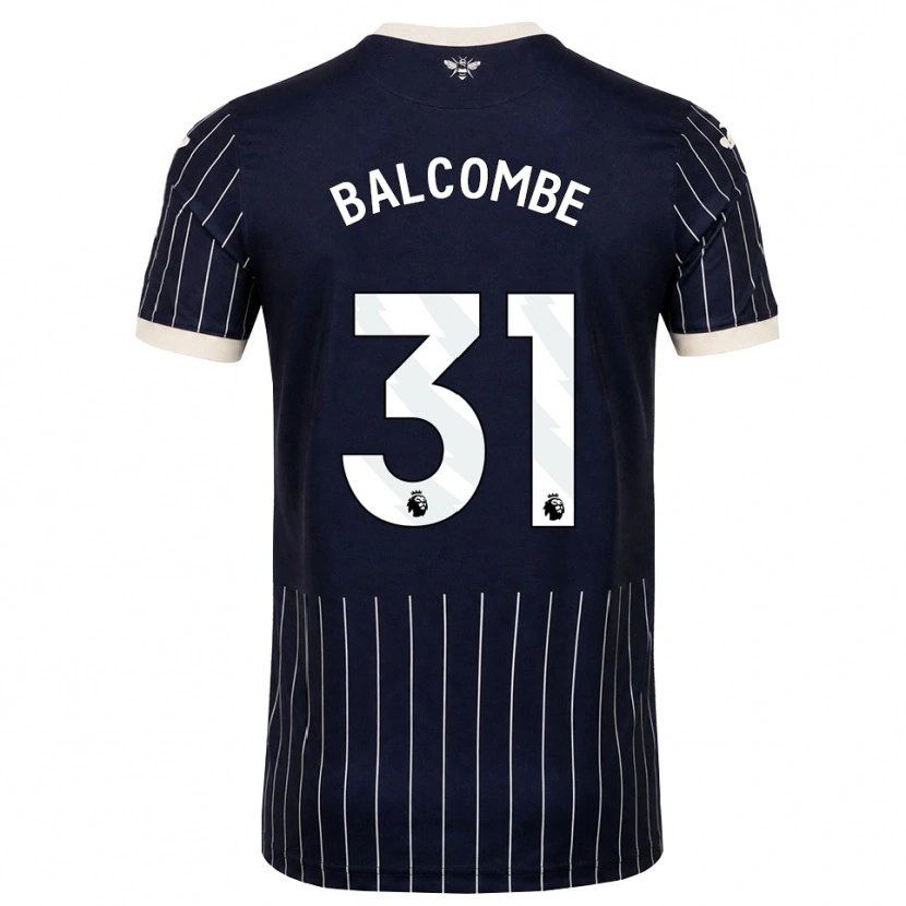 Danxen Heren Ellery Balcombe #31 Zwart Wit Uitshirt Uittenue 2026/27 T-Shirt