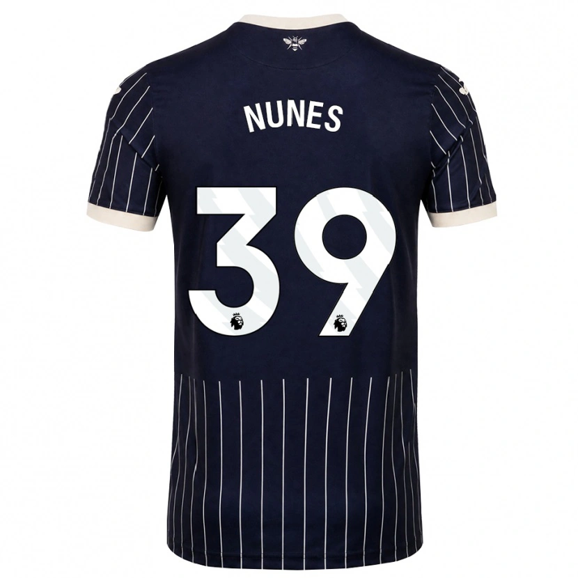 Danxen Heren Gustavo Nunes #39 Zwart Wit Uitshirt Uittenue 2026/27 T-Shirt