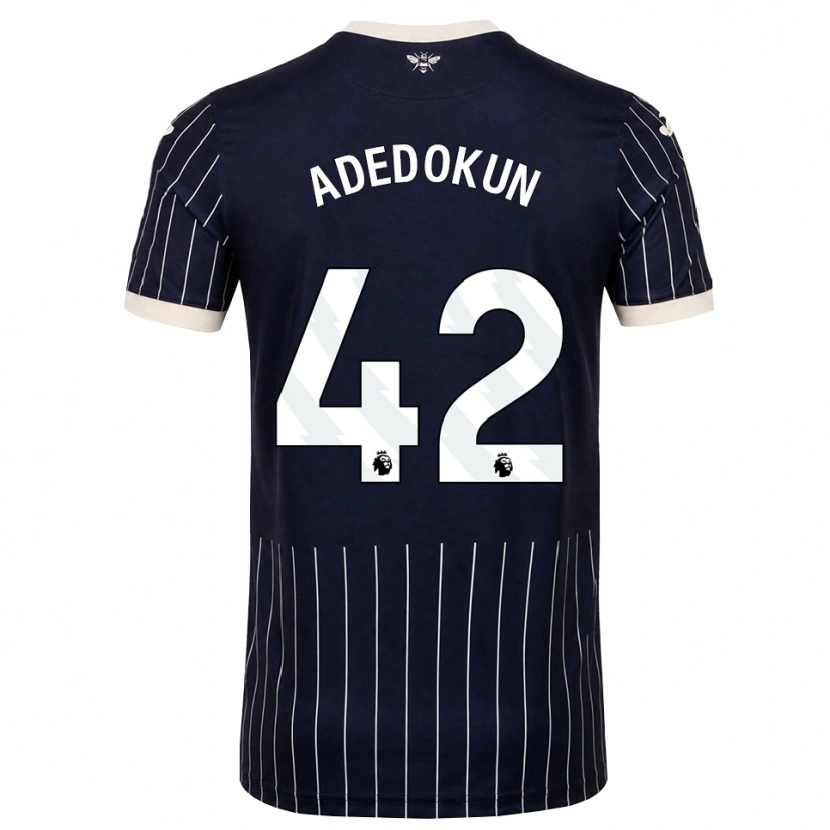 Danxen Heren Val Adedokun #42 Zwart Wit Uitshirt Uittenue 2026/27 T-Shirt