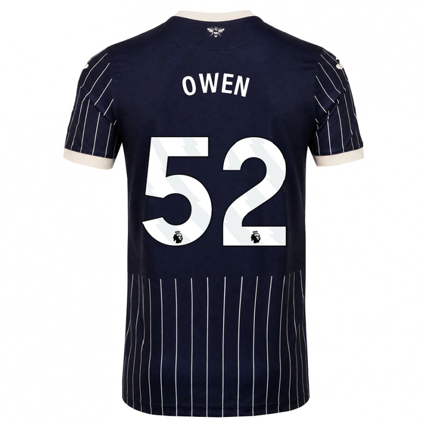 Danxen Heren Riley Owen #52 Zwart Wit Uitshirt Uittenue 2026/27 T-Shirt