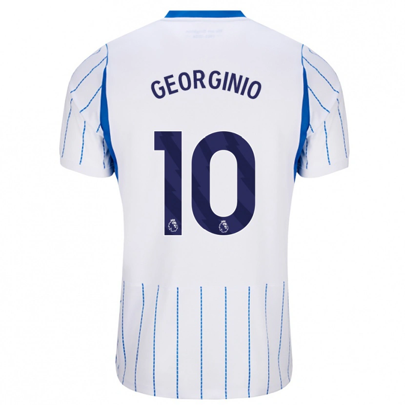 Danxen Heren Georginio Rutter #10 Hemelsblauw Wit Uitshirt Uittenue 2026/27 T-Shirt