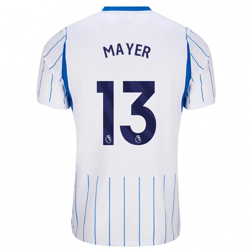 Danxen Heren Oliver Mayer #13 Hemelsblauw Wit Uitshirt Uittenue 2026/27 T-Shirt