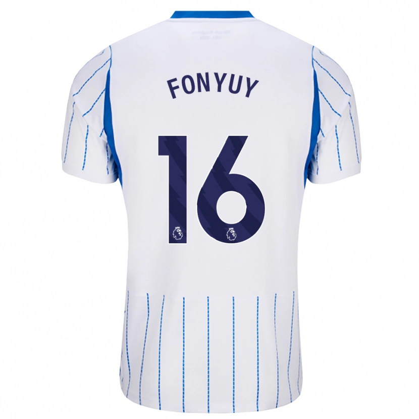 Danxen Heren Aedan Fonyuy #16 Hemelsblauw Wit Uitshirt Uittenue 2026/27 T-Shirt