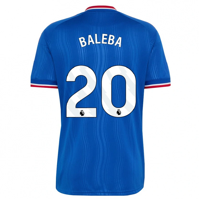 Danxen Heren Carlos Baleba #20 Blauw Wit Rood Uitshirt Uittenue 2026/27 T-Shirt