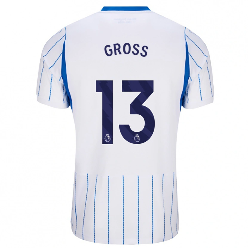 Danxen Heren Pascal Groß #13 Hemelsblauw Wit Uitshirt Uittenue 2026/27 T-Shirt