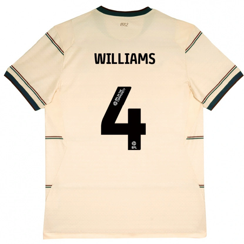 Danxen Heren Jesse Williams #4 Beige Bordeaux Uitshirt Uittenue 2026/27 T-Shirt