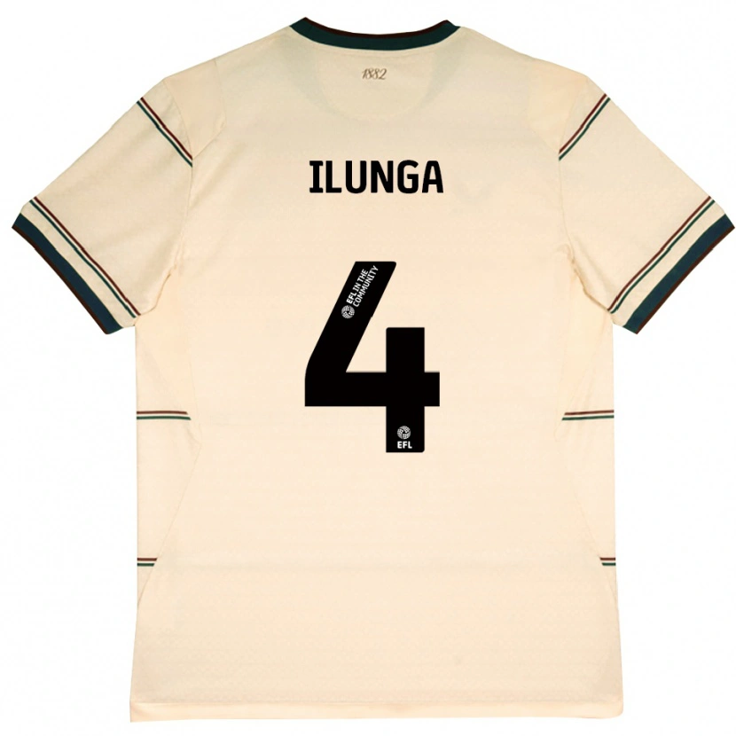Danxen Heren Glen Ilunga #4 Beige Bordeaux Uitshirt Uittenue 2026/27 T-Shirt