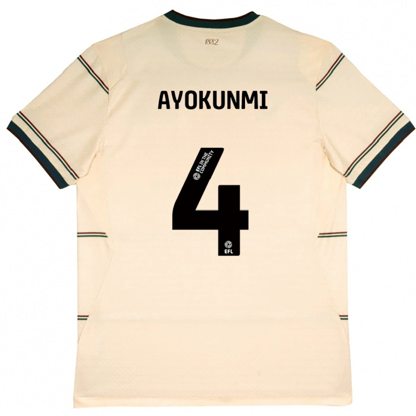 Danxen Heren Darren Ayokunmi #4 Beige Bordeaux Uitshirt Uittenue 2026/27 T-Shirt