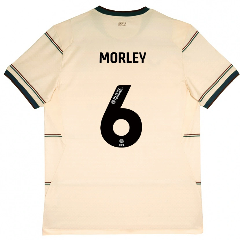 Danxen Heren Samuel Morley #6 Beige Bordeaux Uitshirt Uittenue 2026/27 T-Shirt