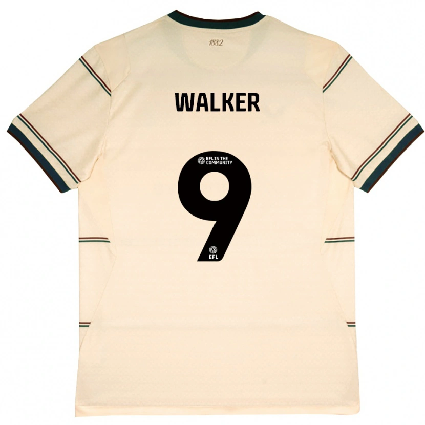 Danxen Heren Claudia Walker #9 Beige Bordeaux Uitshirt Uittenue 2026/27 T-Shirt