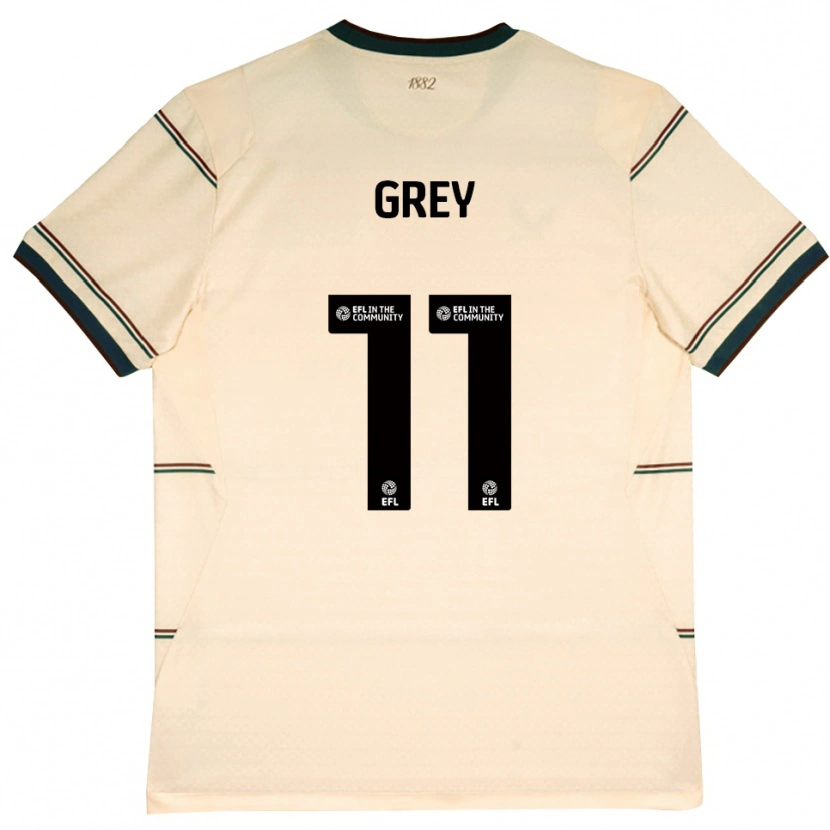 Danxen Heren Anna Grey #11 Beige Bordeaux Uitshirt Uittenue 2026/27 T-Shirt