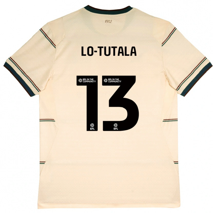 Danxen Heren Johanan Lo-Tutala #13 Beige Bordeaux Uitshirt Uittenue 2026/27 T-Shirt