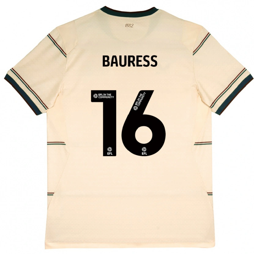 Danxen Heren Joe Bauress #16 Beige Bordeaux Uitshirt Uittenue 2026/27 T-Shirt