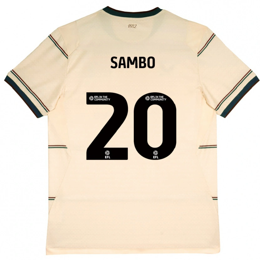 Danxen Heren Shurandy Sambo #20 Beige Bordeaux Uitshirt Uittenue 2026/27 T-Shirt