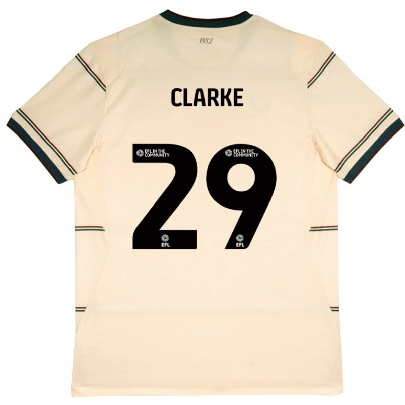 Danxen Heren Abby Clarke #29 Beige Bordeaux Uitshirt Uittenue 2026/27 T-Shirt