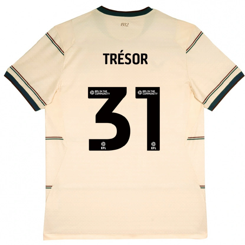 Danxen Heren Mike Tresor #31 Beige Bordeaux Uitshirt Uittenue 2026/27 T-Shirt