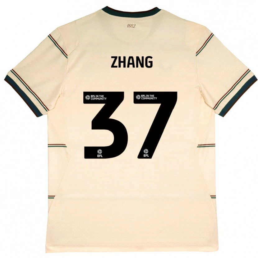 Danxen Heren Jiaming Zhang #37 Beige Bordeaux Uitshirt Uittenue 2026/27 T-Shirt