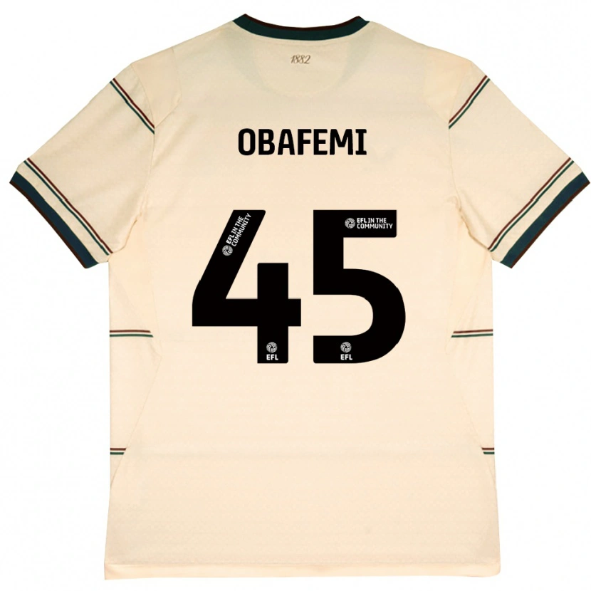 Danxen Heren Michael Obafemi #45 Beige Bordeaux Uitshirt Uittenue 2026/27 T-Shirt