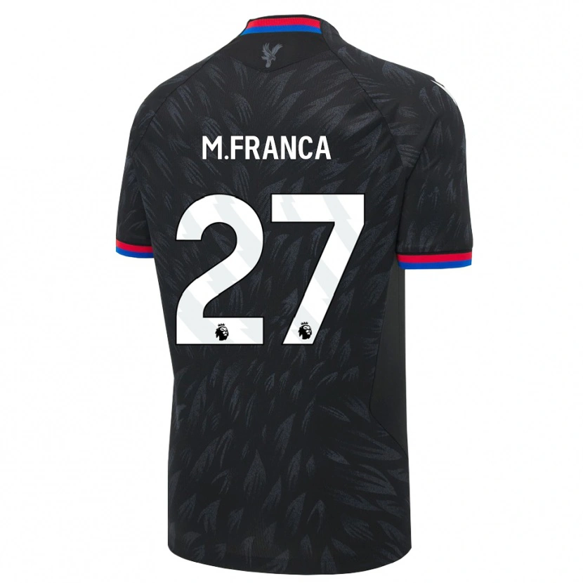 Danxen Heren Matheus França #27 Zwart Blauw Rood Uitshirt Uittenue 2026/27 T-Shirt