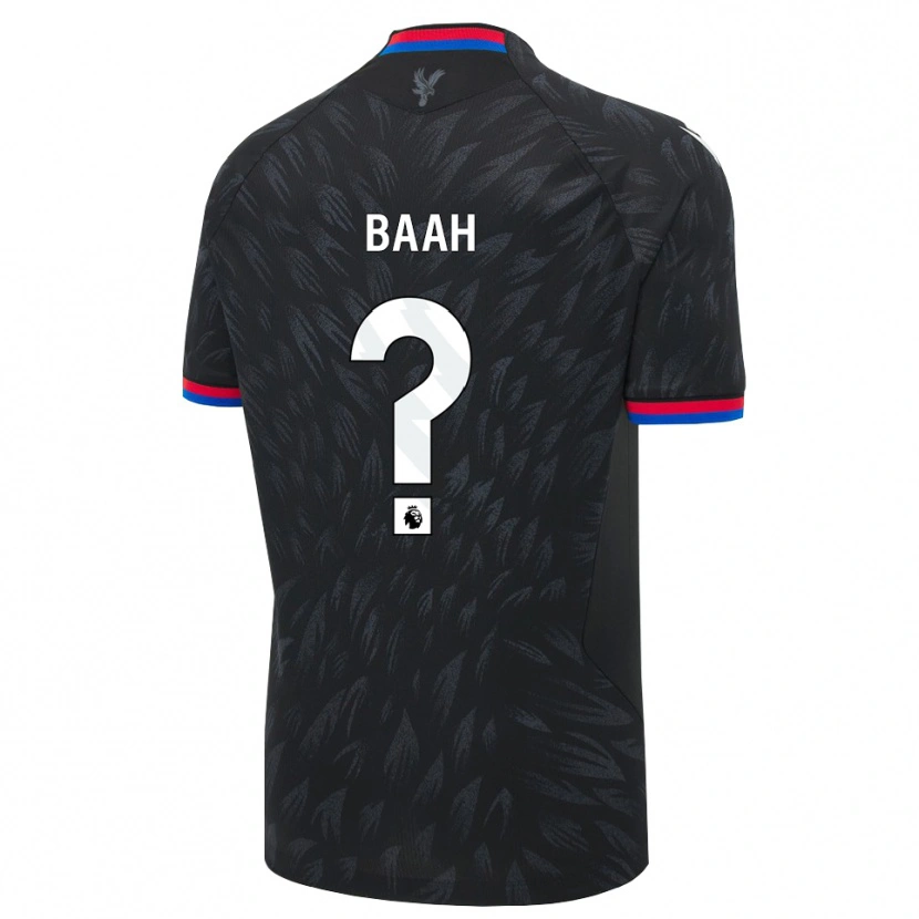 Danxen Heren Kwasi Baah #0 Zwart Blauw Rood Uitshirt Uittenue 2026/27 T-Shirt