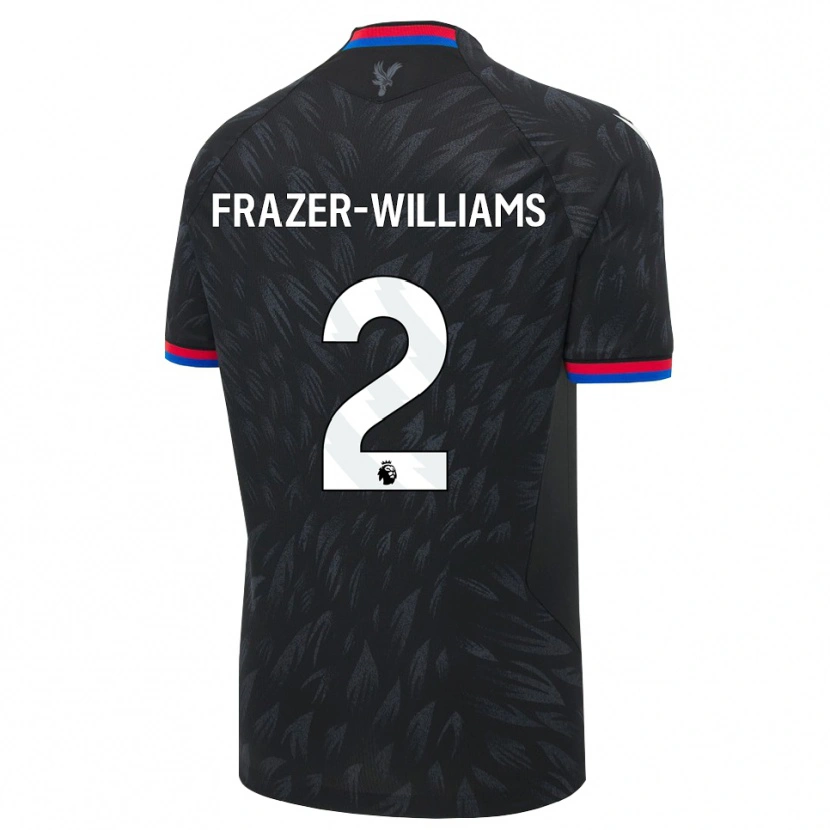 Danxen Heren Khyan Frazer-Williams #2 Zwart Blauw Rood Uitshirt Uittenue 2026/27 T-Shirt