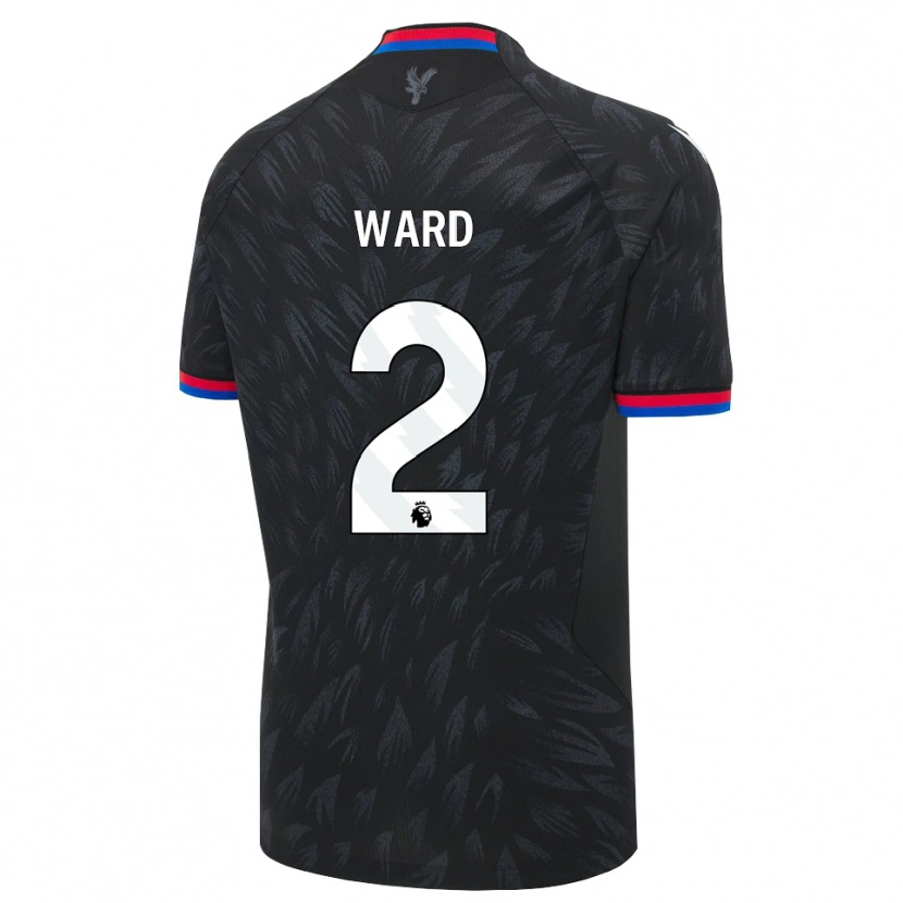 Danxen Heren Joel Ward #2 Zwart Blauw Rood Uitshirt Uittenue 2026/27 T-Shirt