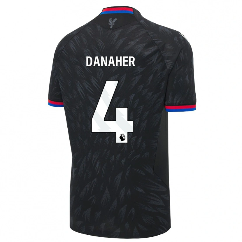 Danxen Heren Euan Danaher #4 Zwart Blauw Rood Uitshirt Uittenue 2026/27 T-Shirt