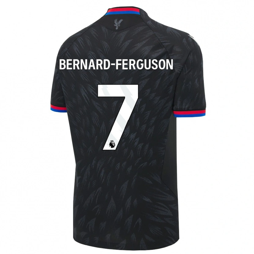 Danxen Heren Makai Bernard-Ferguson #7 Zwart Blauw Rood Uitshirt Uittenue 2026/27 T-Shirt