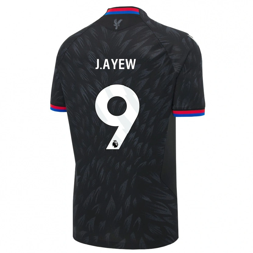 Danxen Heren Jordan Ayew #9 Zwart Blauw Rood Uitshirt Uittenue 2026/27 T-Shirt