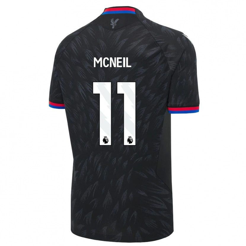 Danxen Heren Dwight Mcneil #11 Zwart Blauw Rood Uitshirt Uittenue 2026/27 T-Shirt